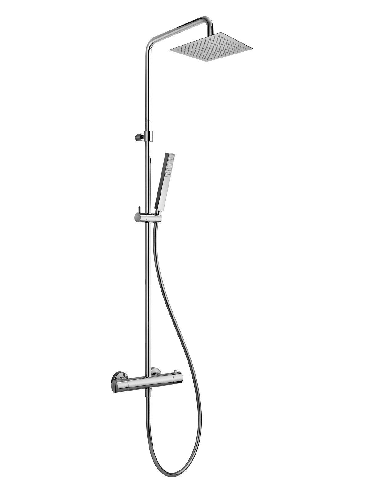 External part of shower mixer, cold water body, diverter, column
