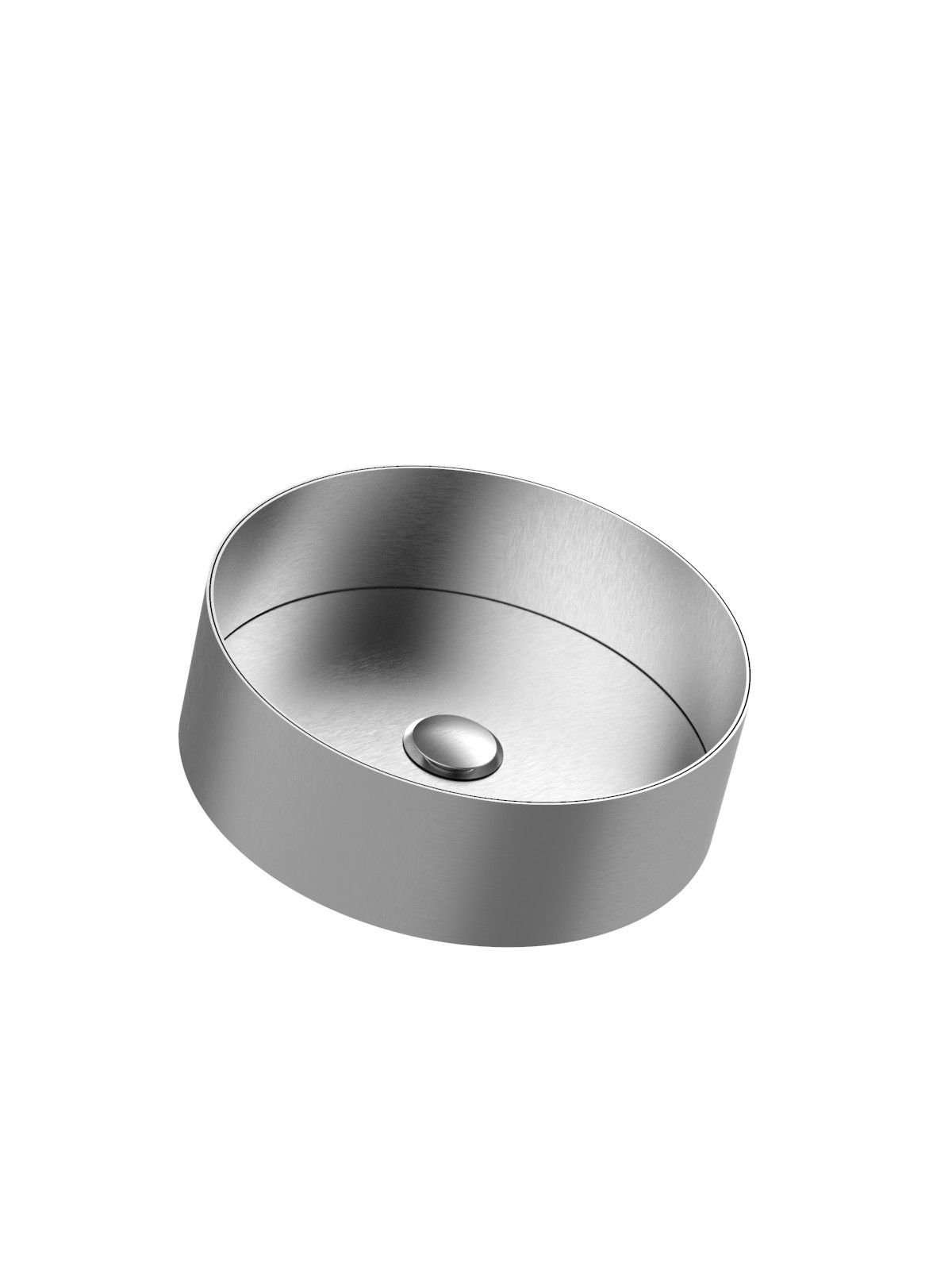 Ø 400 mm Countertop basin with universal push drain