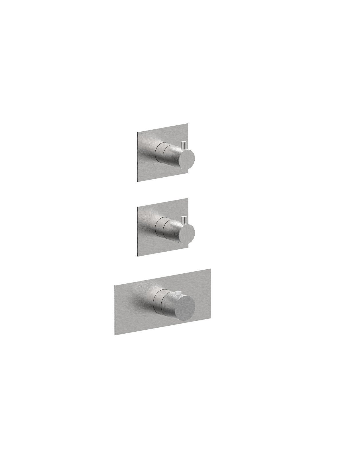 External components 2-way thermostatic built-in shower manifold