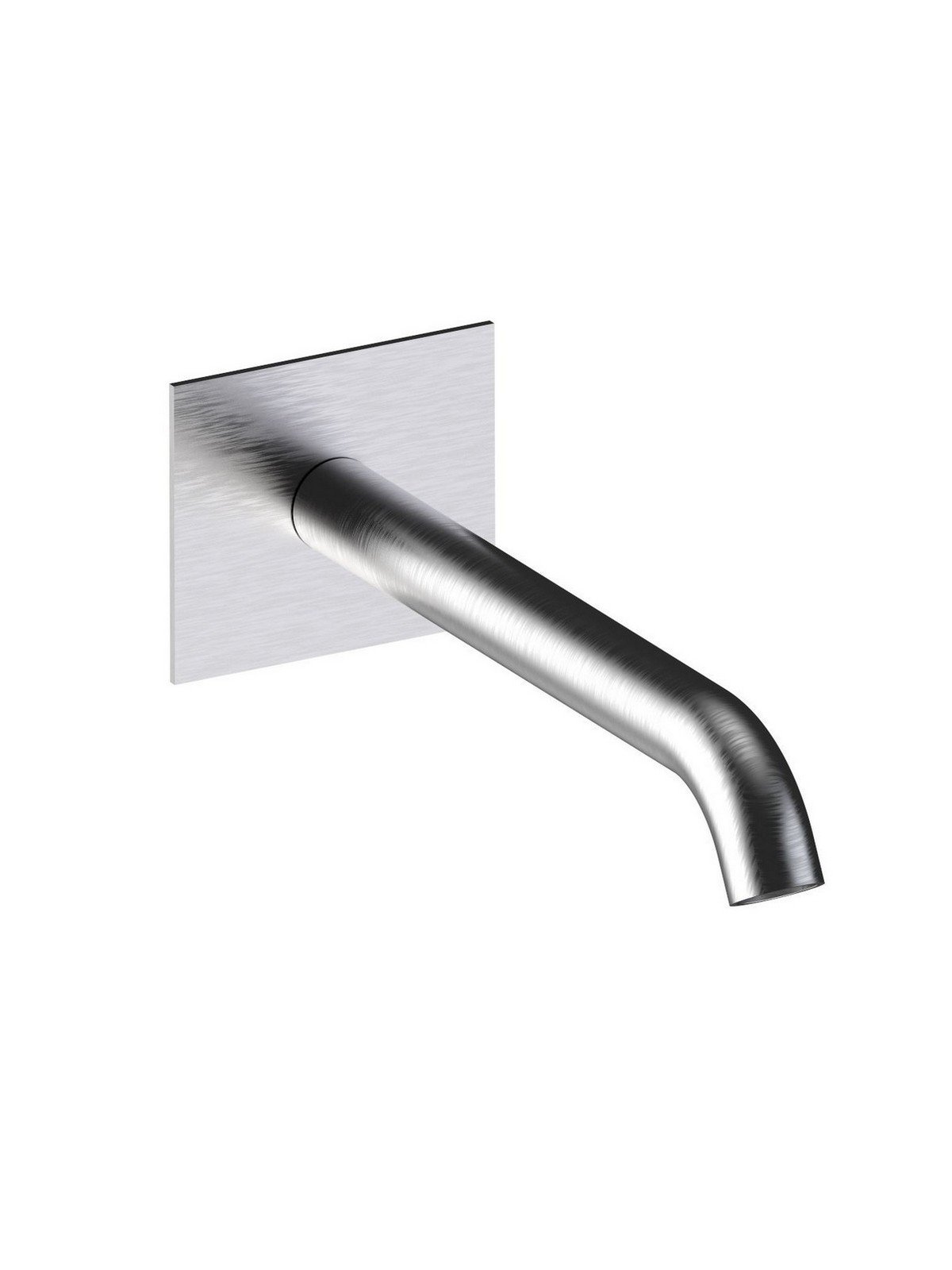 Wall-mounted spout for bath and washbasin mixer